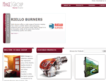 Tablet Screenshot of hagegroup.com